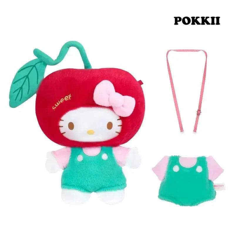 Hello Kitty Cherry-Themed Vinyl Plush Doll - POKKII