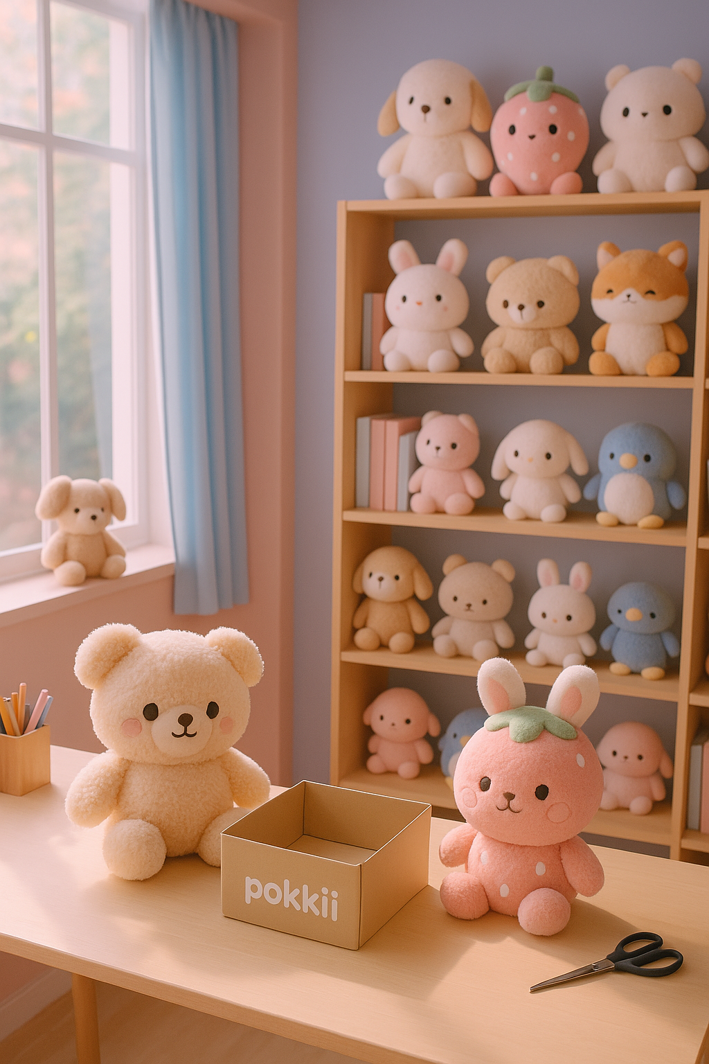 A Day at Pokkii Studio 🧸 | Packing Fluffy Love
