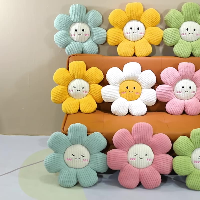 Floral-Shaped Cushions & Plushies