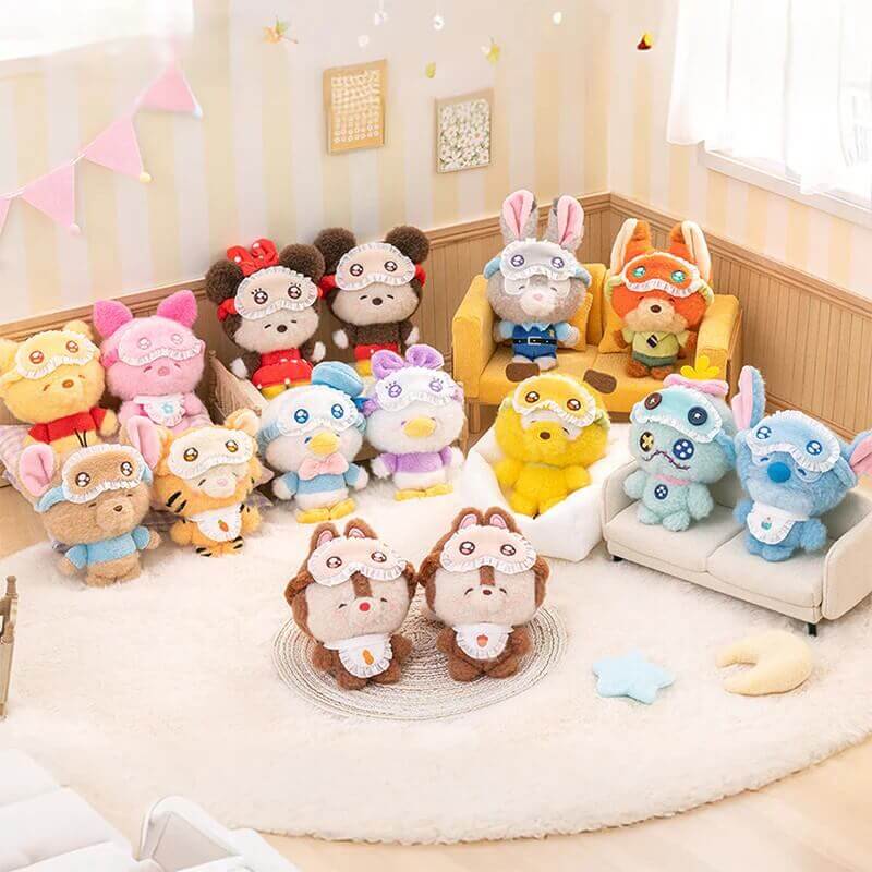 Disney "Squinting Sleepwear" Series Blind Box Plush Pendant - POKKII
