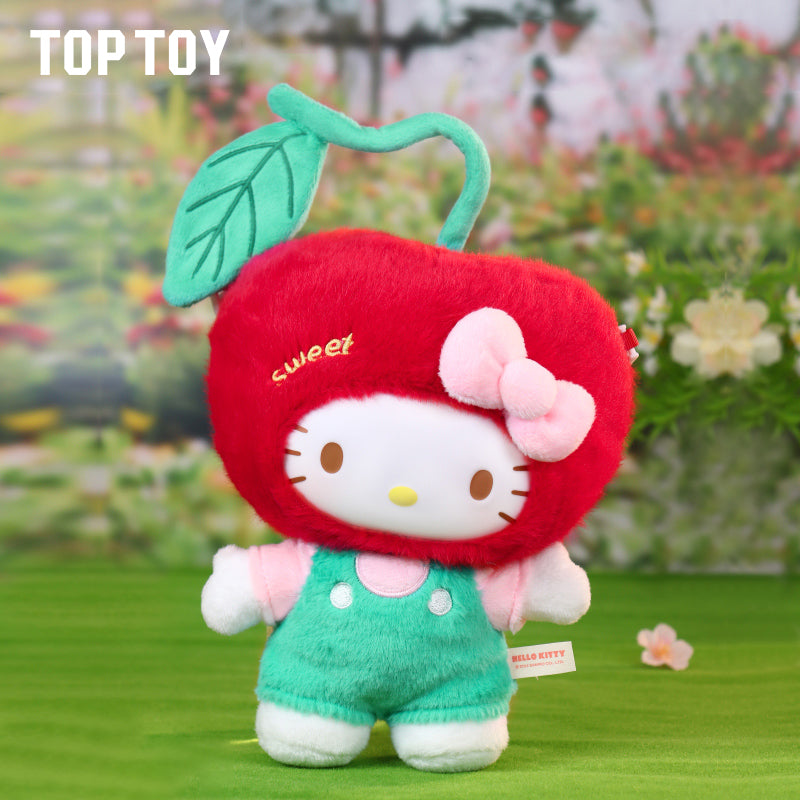 Charming Cherry-Themed Hello Kitty Vinyl Plushie