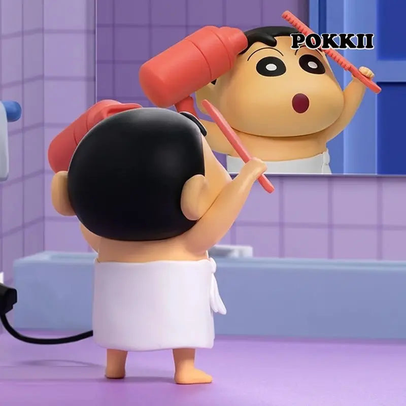 Crayon Shin-Chan "Kasukabe Family" Series Blind Box Figure