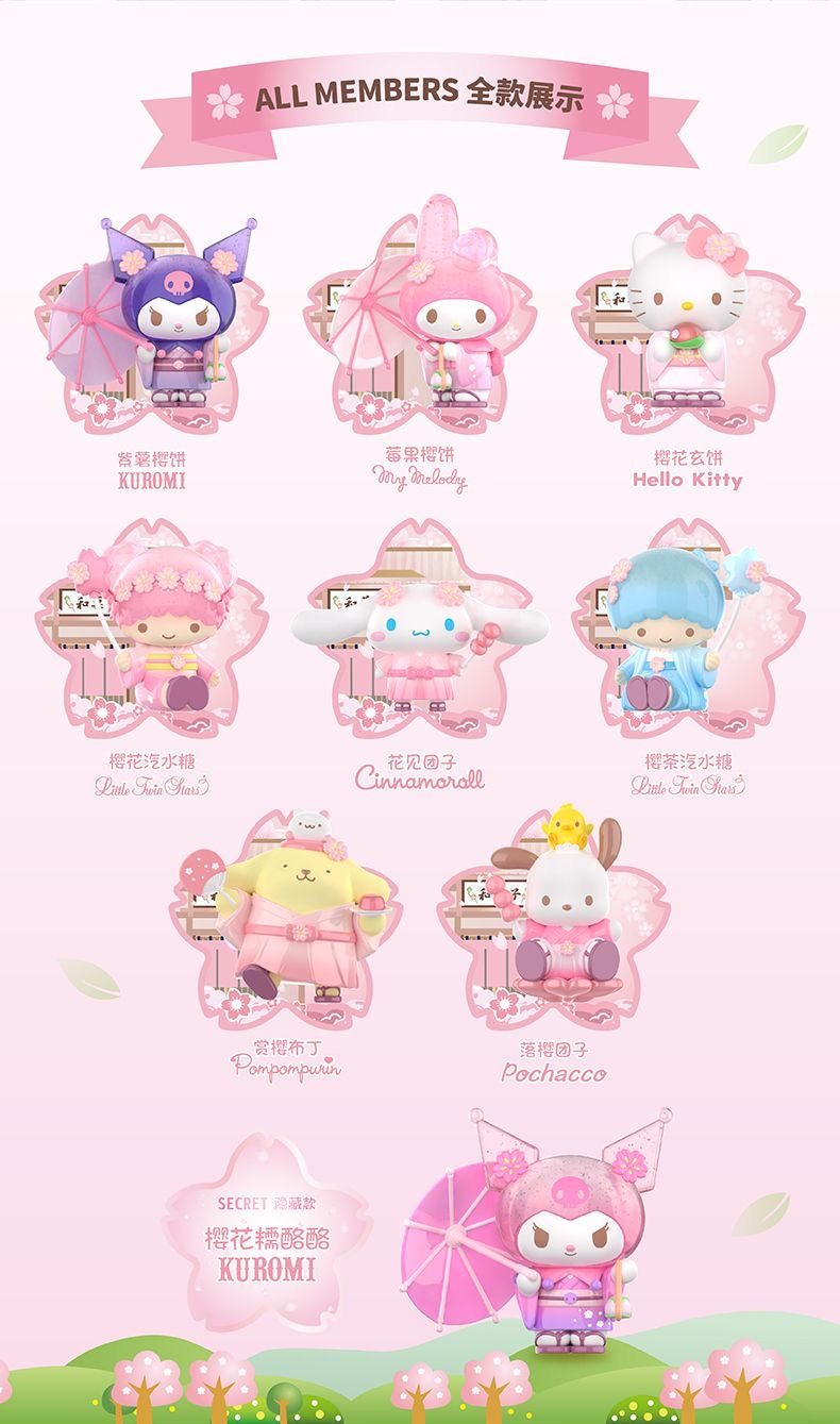 Sanrio Family "Blossom And Wagashi" Blind Box