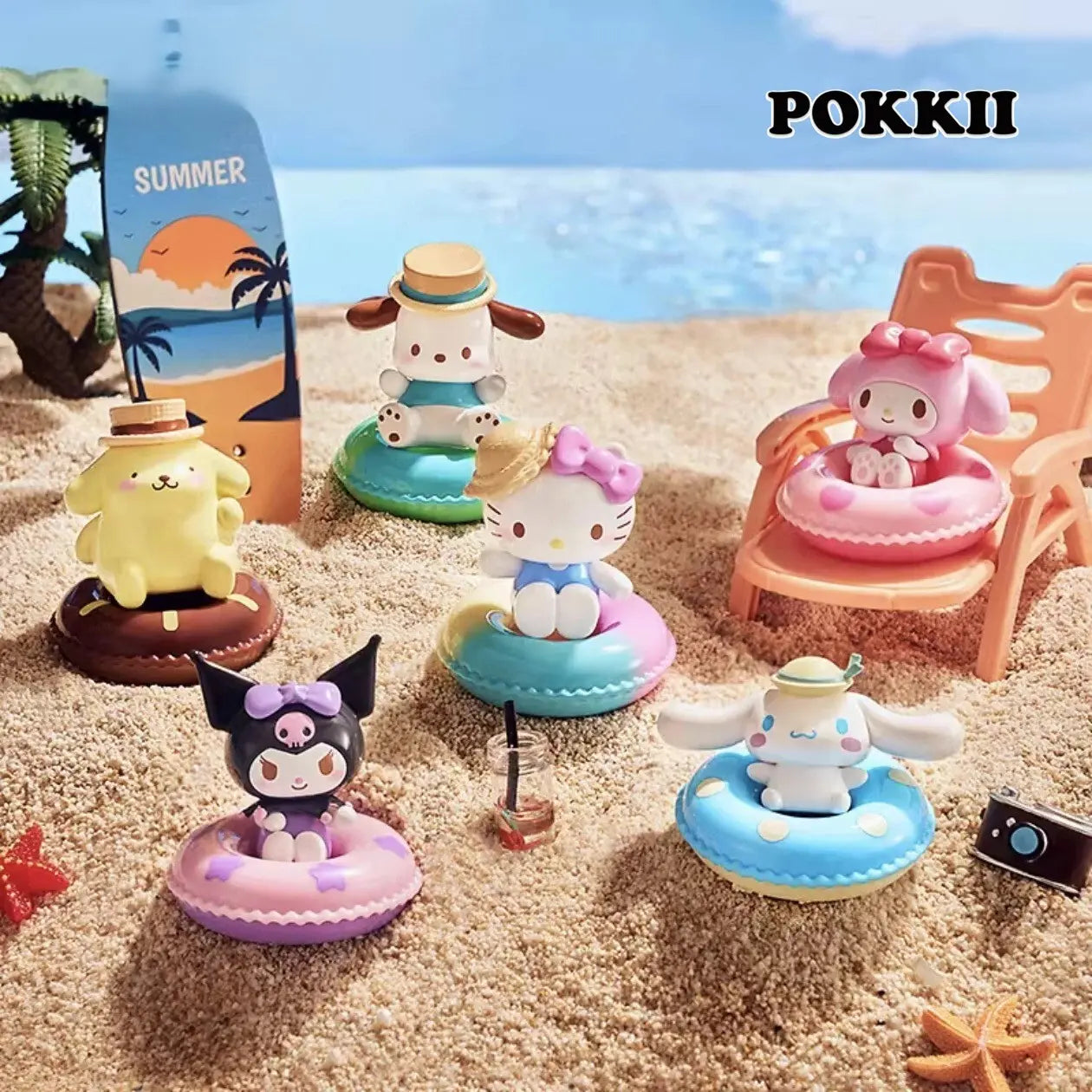 Sanrio Characters " Swimming Ring" Series Mini Beans Blind Bag - POKKII