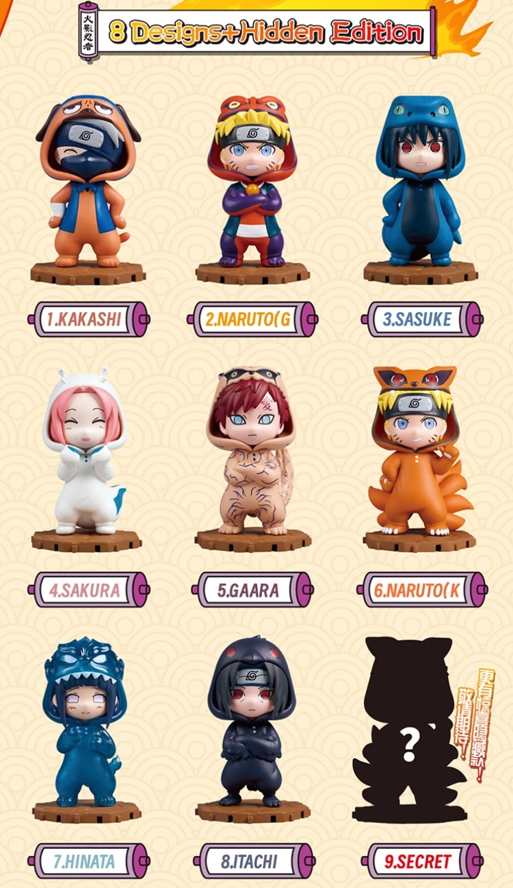 Naruto Shippuden "Pajamars" Series Blind Box Figure - Toptoy