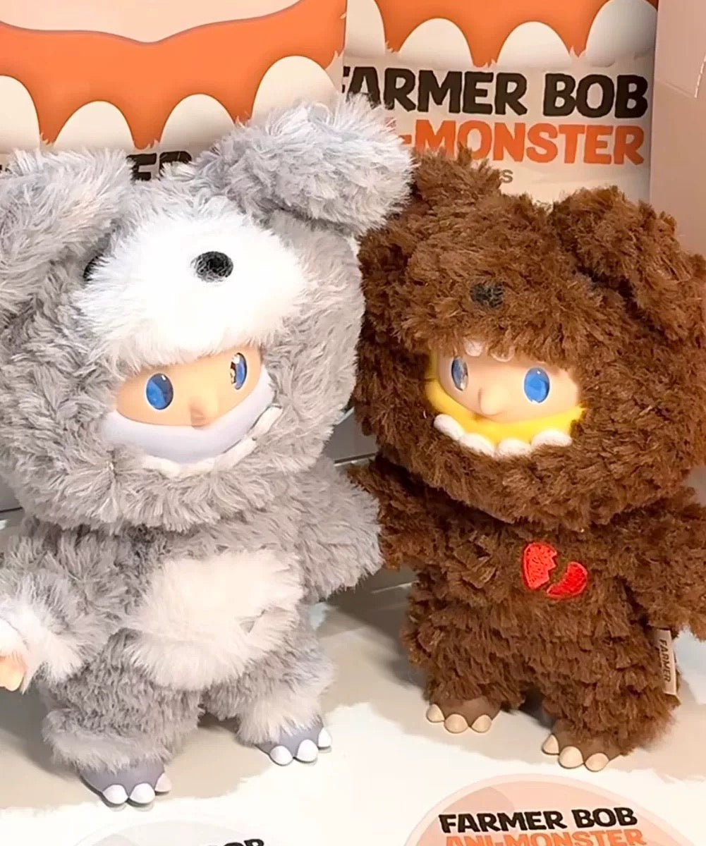 FARMER BOB "Ani-Monster Series" Blind Box Vinyl Plush - Toptoy