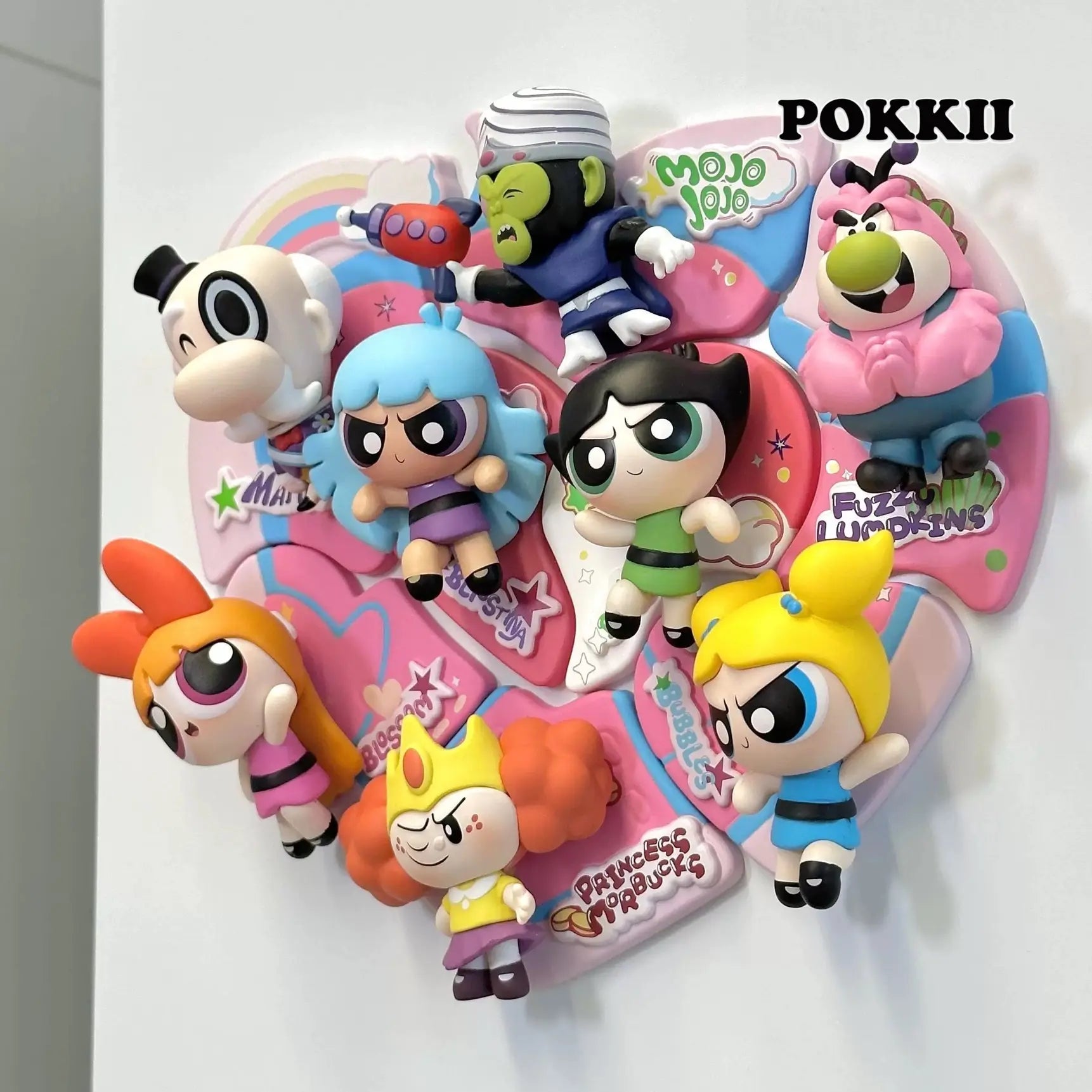 POWERPUFF GIRLS Combinable Fridge Magnets Blind Box
