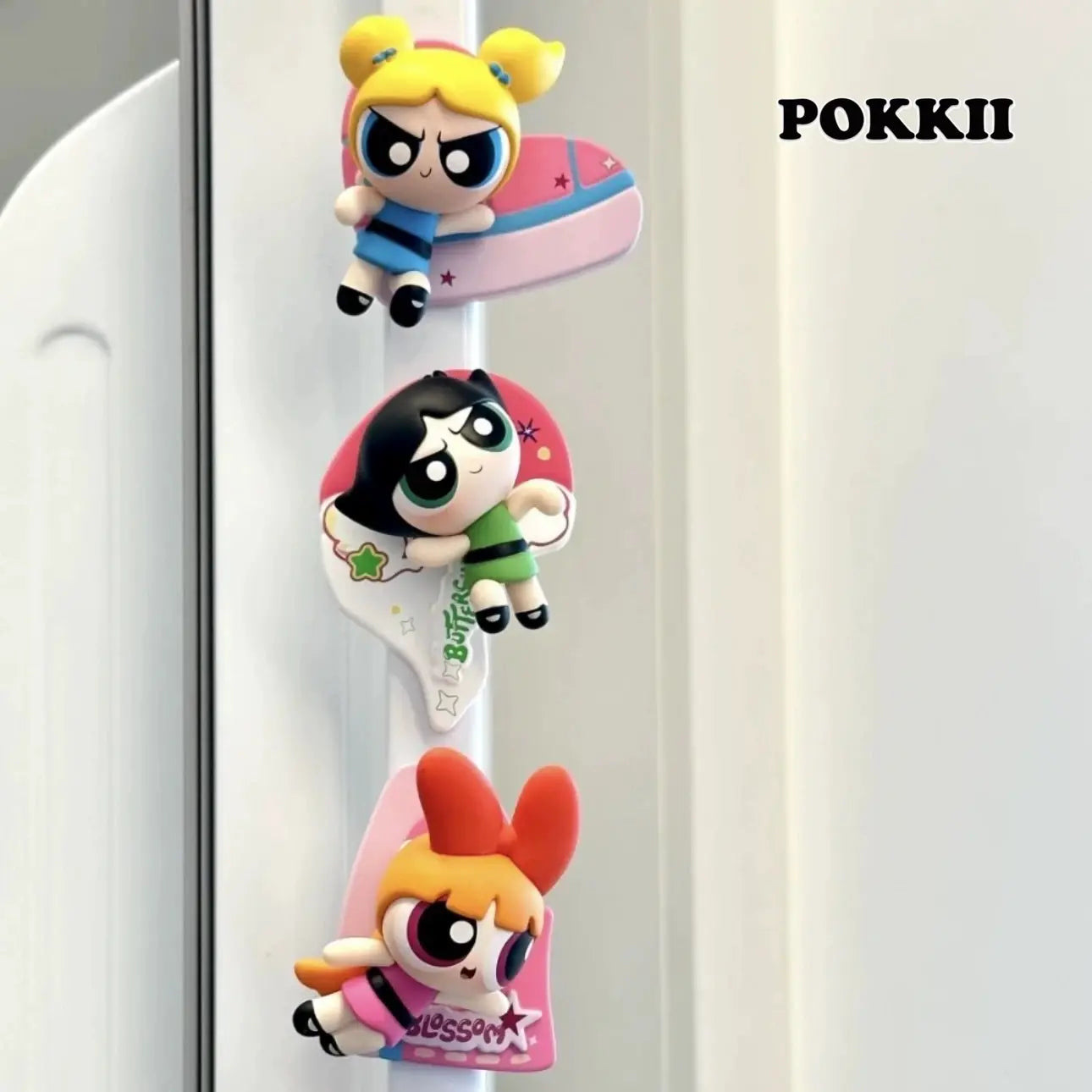 POWERPUFF GIRLS Combinable Fridge Magnets Blind Box - POKKII