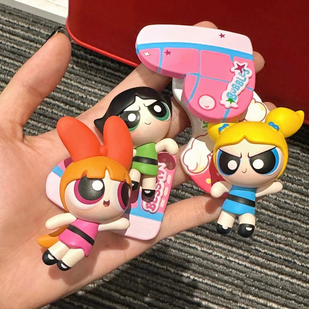 Powerpuff Girls Combinable Fridge Magnets Blind Box - Toptoy