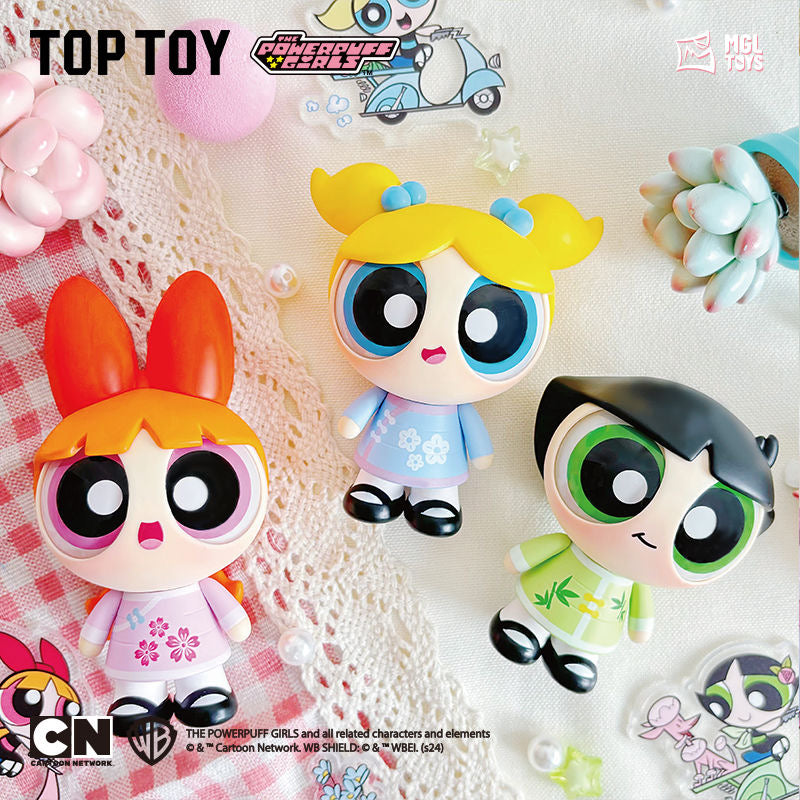 Powerpuff Girls Spring&Winter Themes Figures - Hanger Card Pack - Toptoy