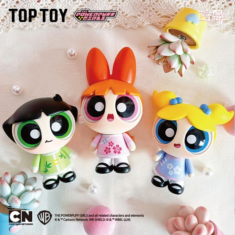 Powerpuff Girls Spring&Winter Themes Figures - Hanger Card Pack - Toptoy