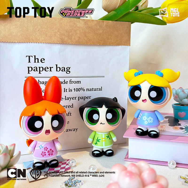 Powerpuff Girls Spring&Winter Themes Figures - Hanger Card Pack - Toptoy