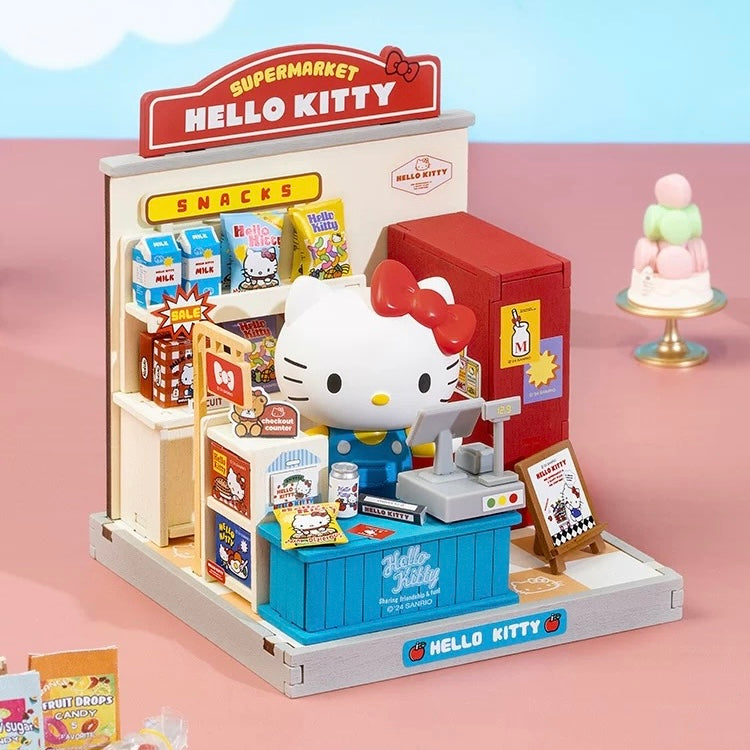 SANRIO "Shopkeeper" Series DIY Cottage Building Blocks