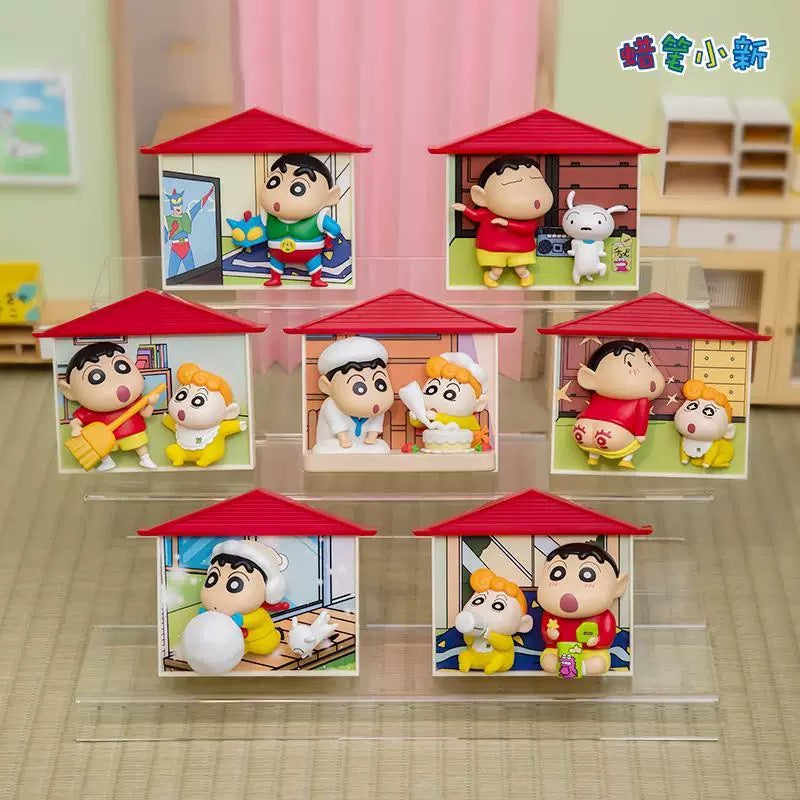 Crayon Shin-Chan "Nohara Family" Series Blind Box Magnetic Figures