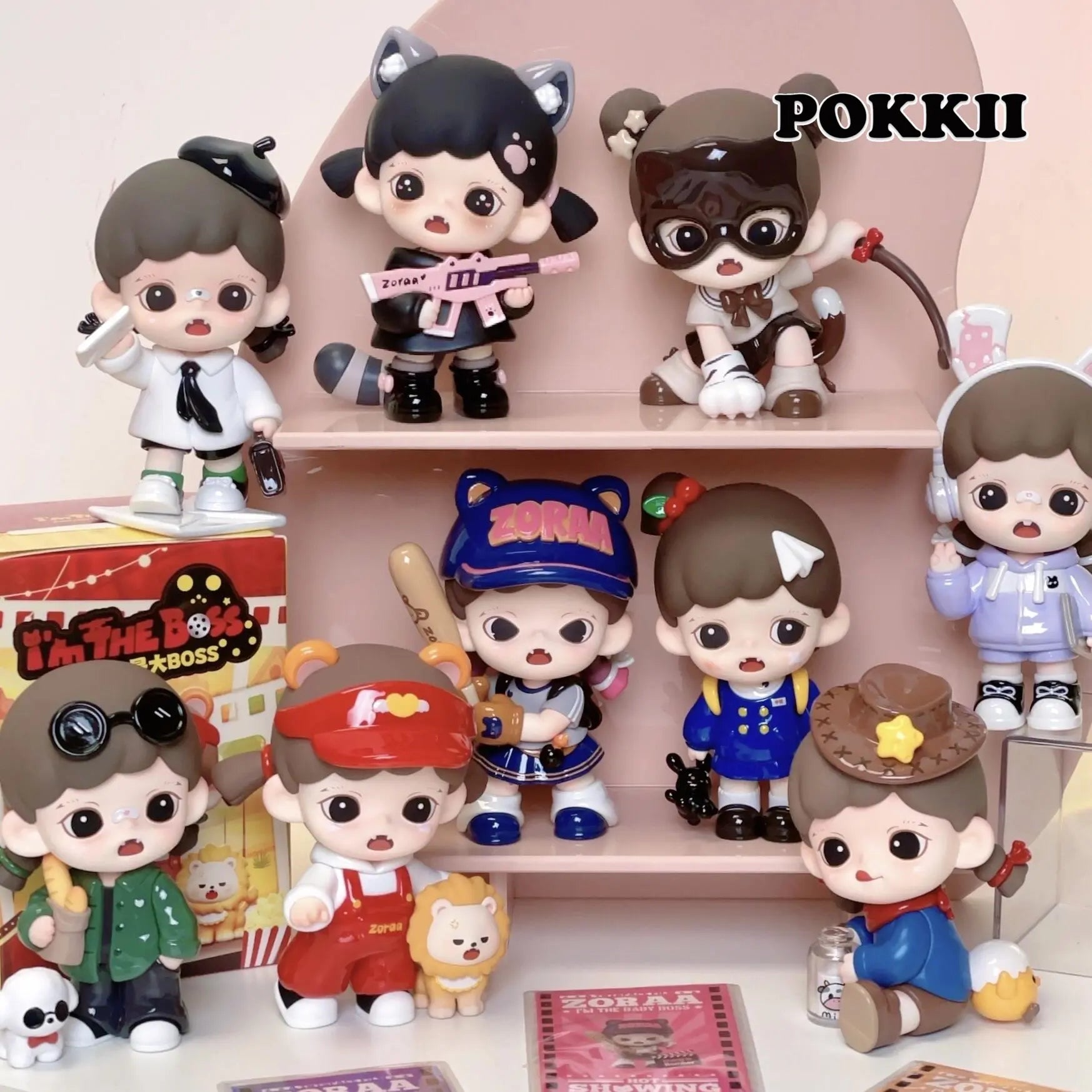 ZORAA I'M THE BOSS Series Blind Box Figures