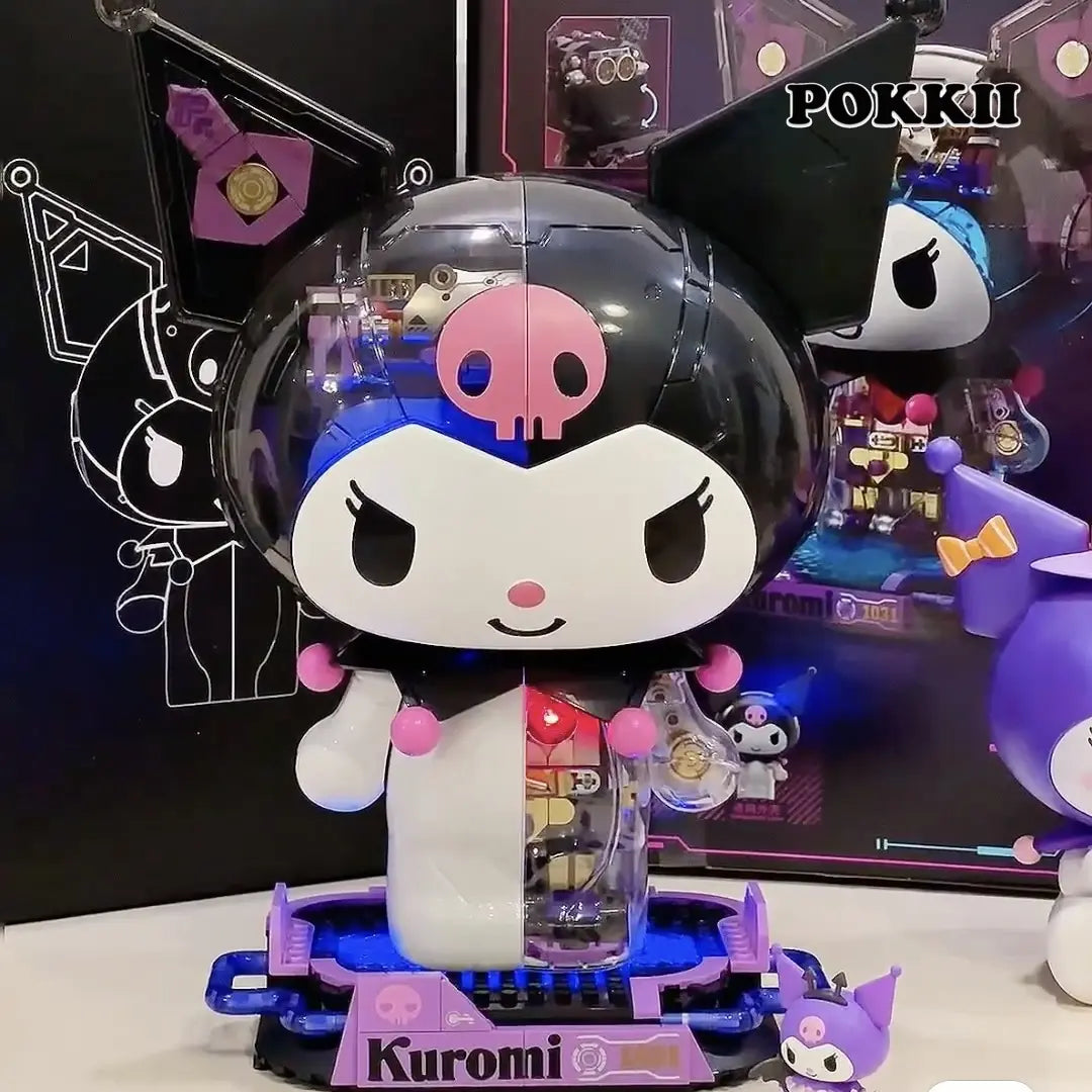 KUROMI Mechanical Building Blocks Set Big Figure 1000+pcs - POKKII