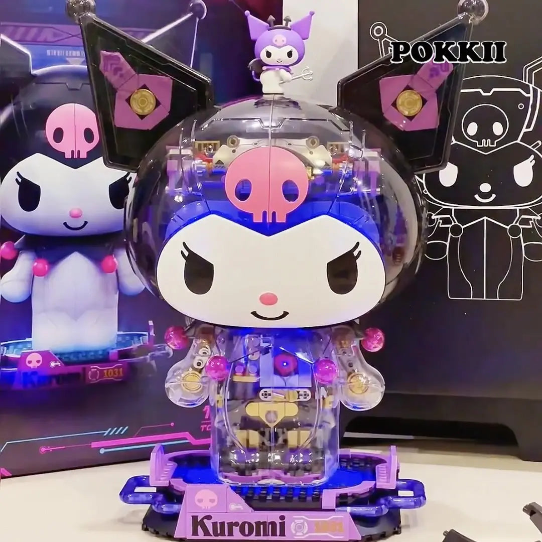 KUROMI Mechanical Building Blocks Set Big Figure 1000+pcs - POKKII