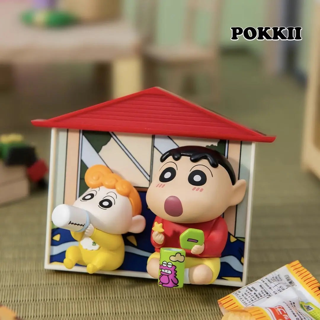Crayon Shin-Chan "Nohara Family" Series Blind Box Fridge magnet - POKKII