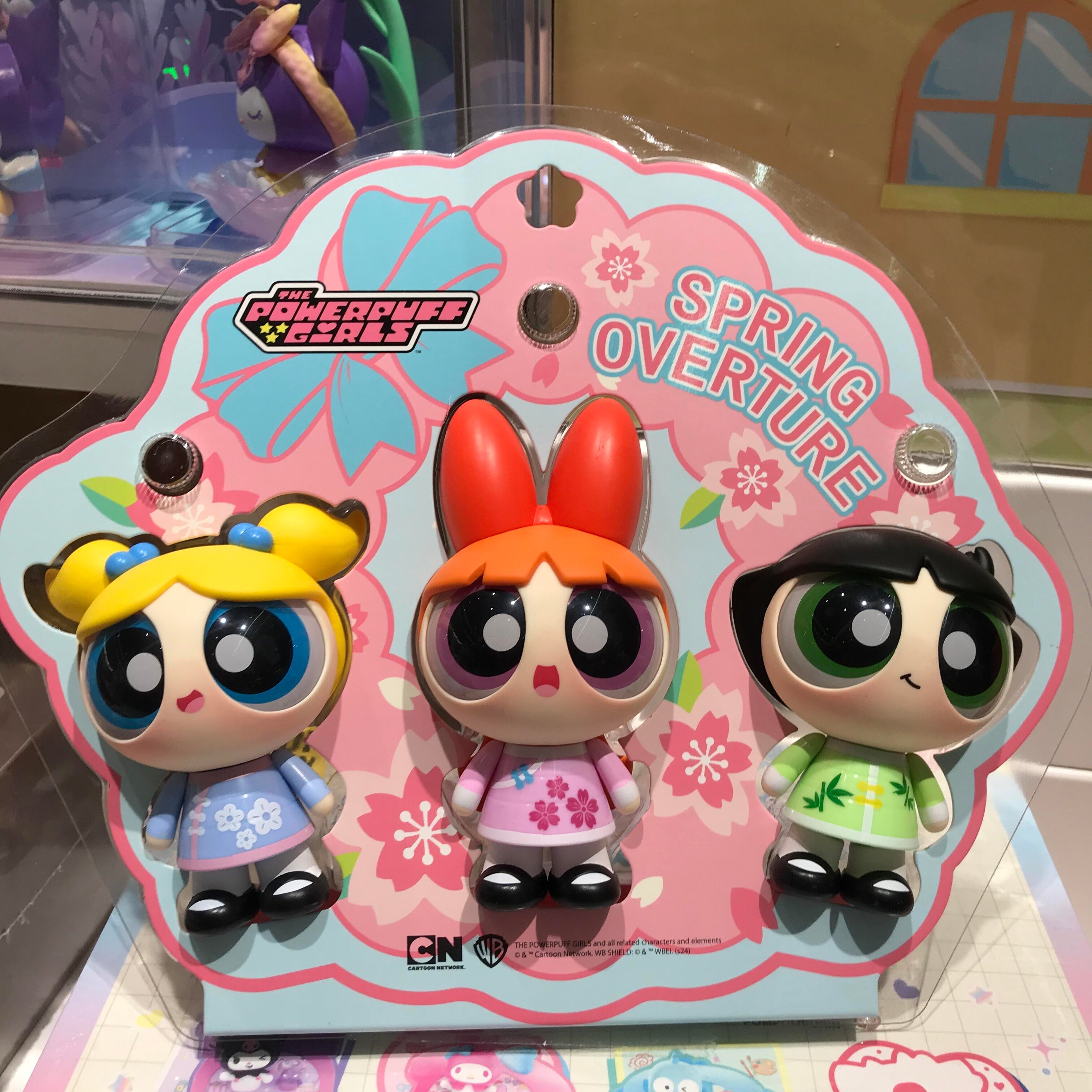 POWERPUFF GIRLS Spring Overtrue Series Figures Hanger Card Pack