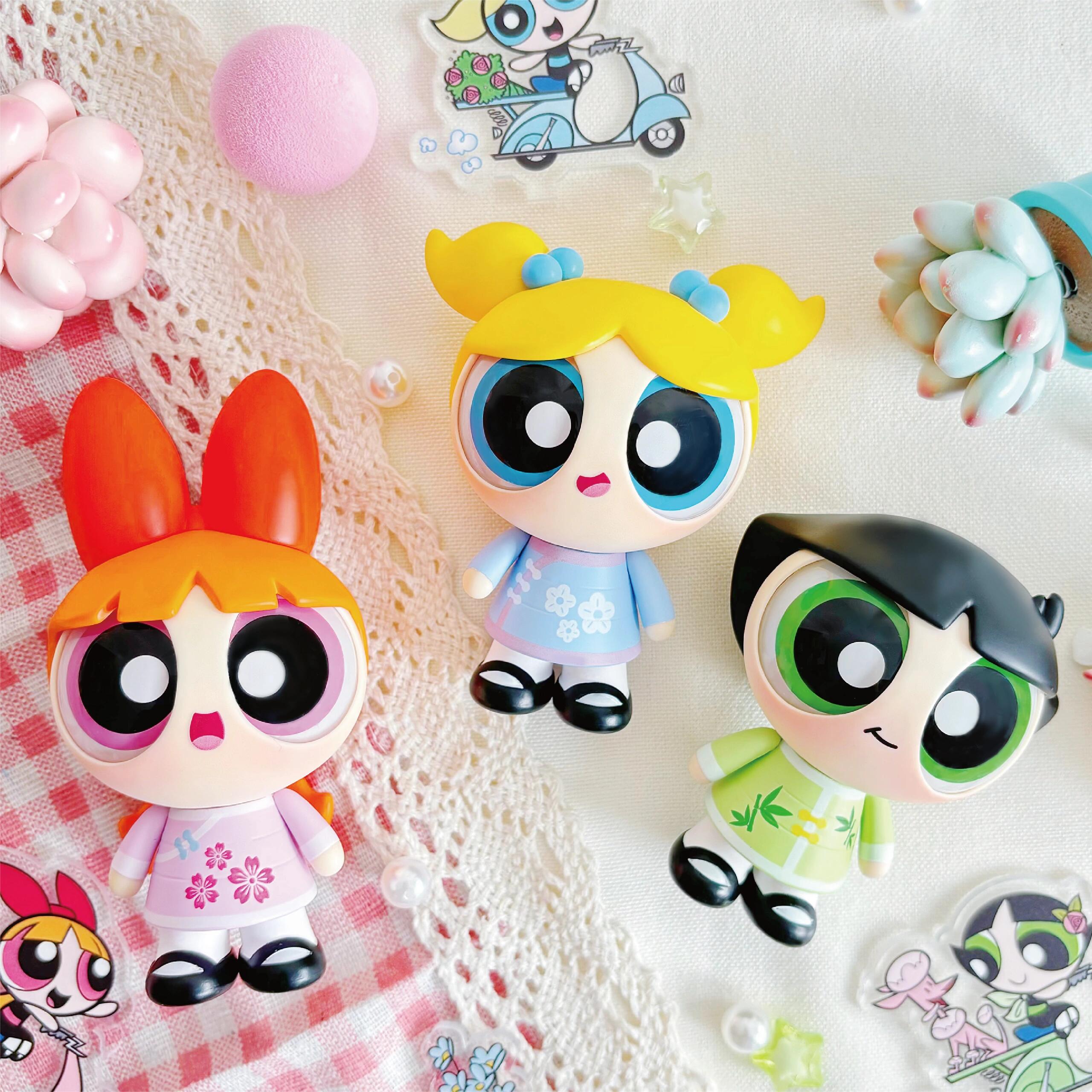 POWERPUFF GIRLS Spring Overtrue Series Figures Hanger Card Pack