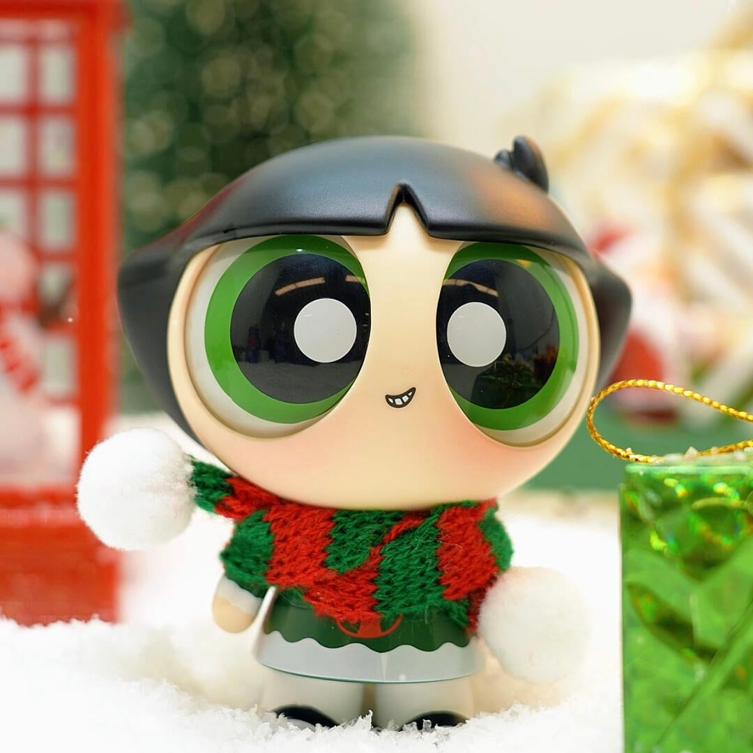 POWERPUFF GIRLS Wonderful Winter Night Series Figure Hanger Card Pack