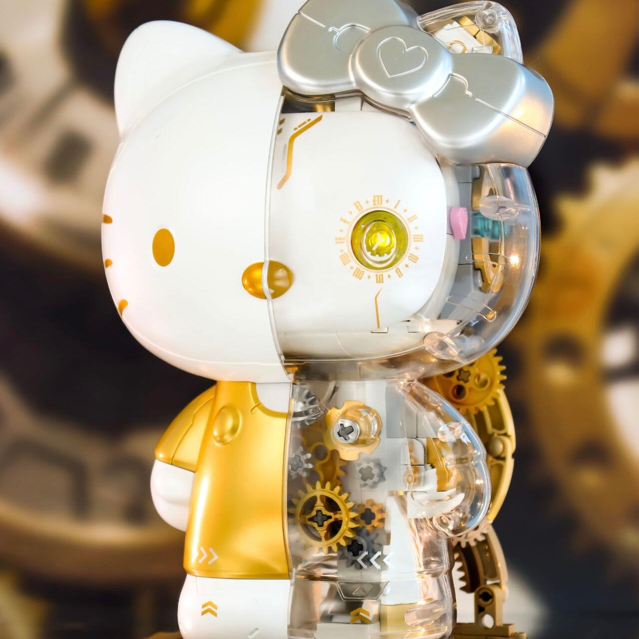 Hello Kitty "Platinum Mechanical" Building Kit Big Figure 400Pcs