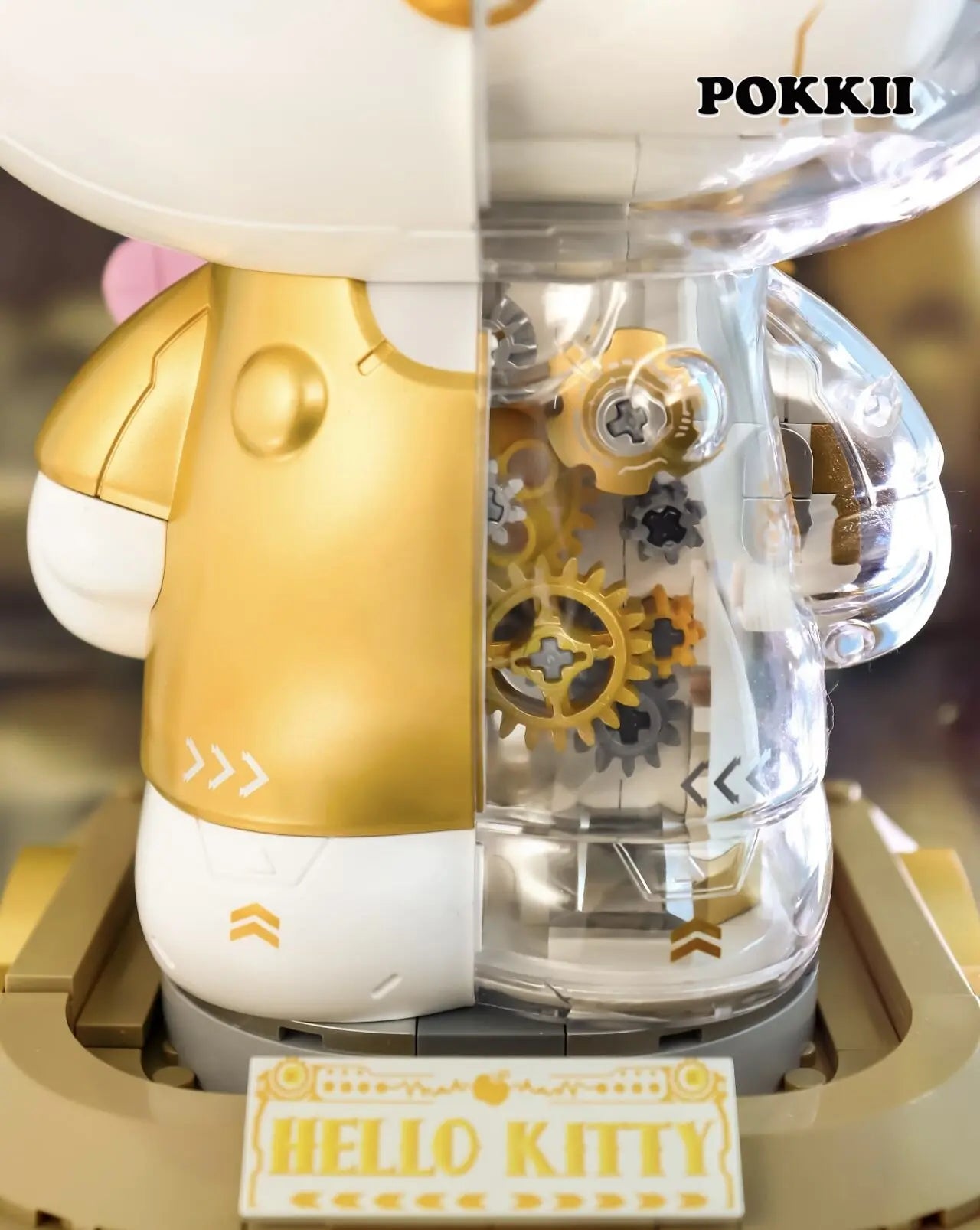 Hello Kitty "Platinum Mechanical" Building Kit Big Figure 400Pcs - POKKII