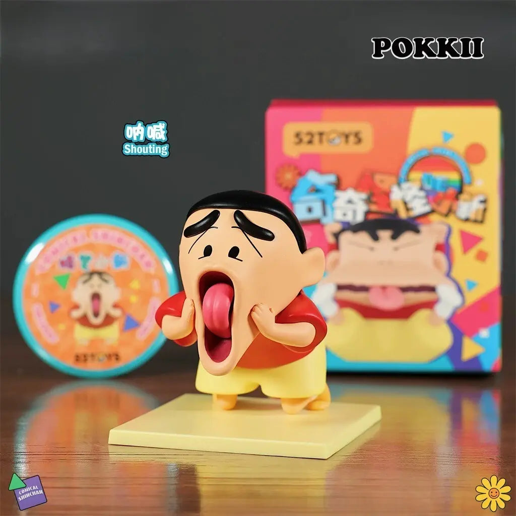 Crayon Shin-Chan "The Comical" Series Blind Box Figure - POKKII