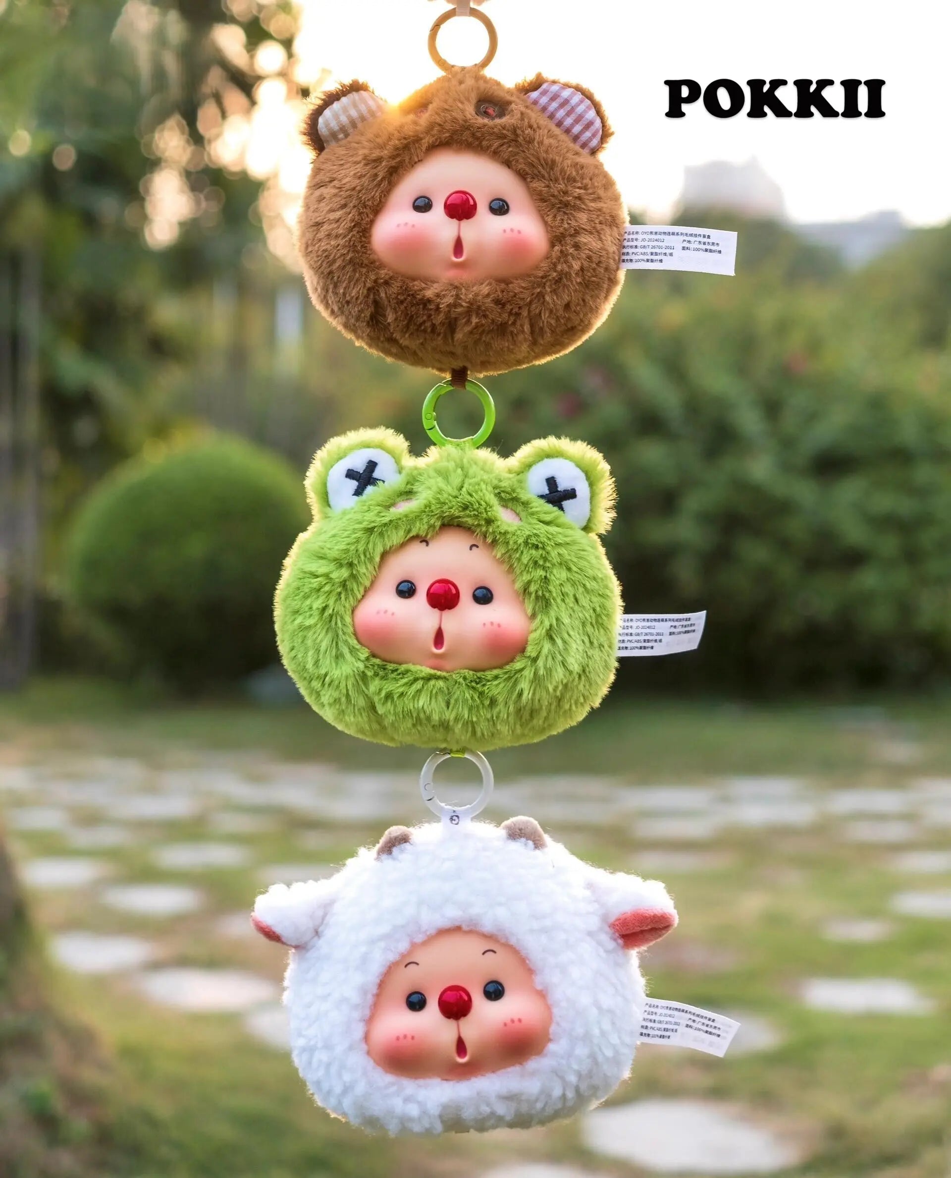 OYO "Animals Line" Series Plush Pendant Blind Box - POKKII