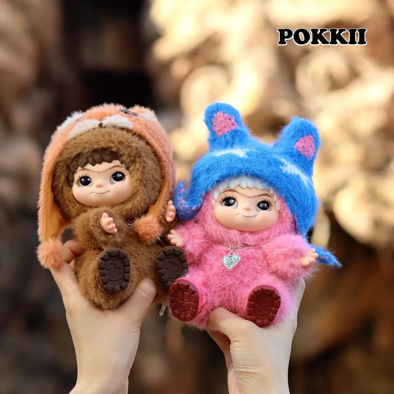 Wakuku V1 "Fuzzy Trendy Fun Party" Series Plush Blind Box - POKKII