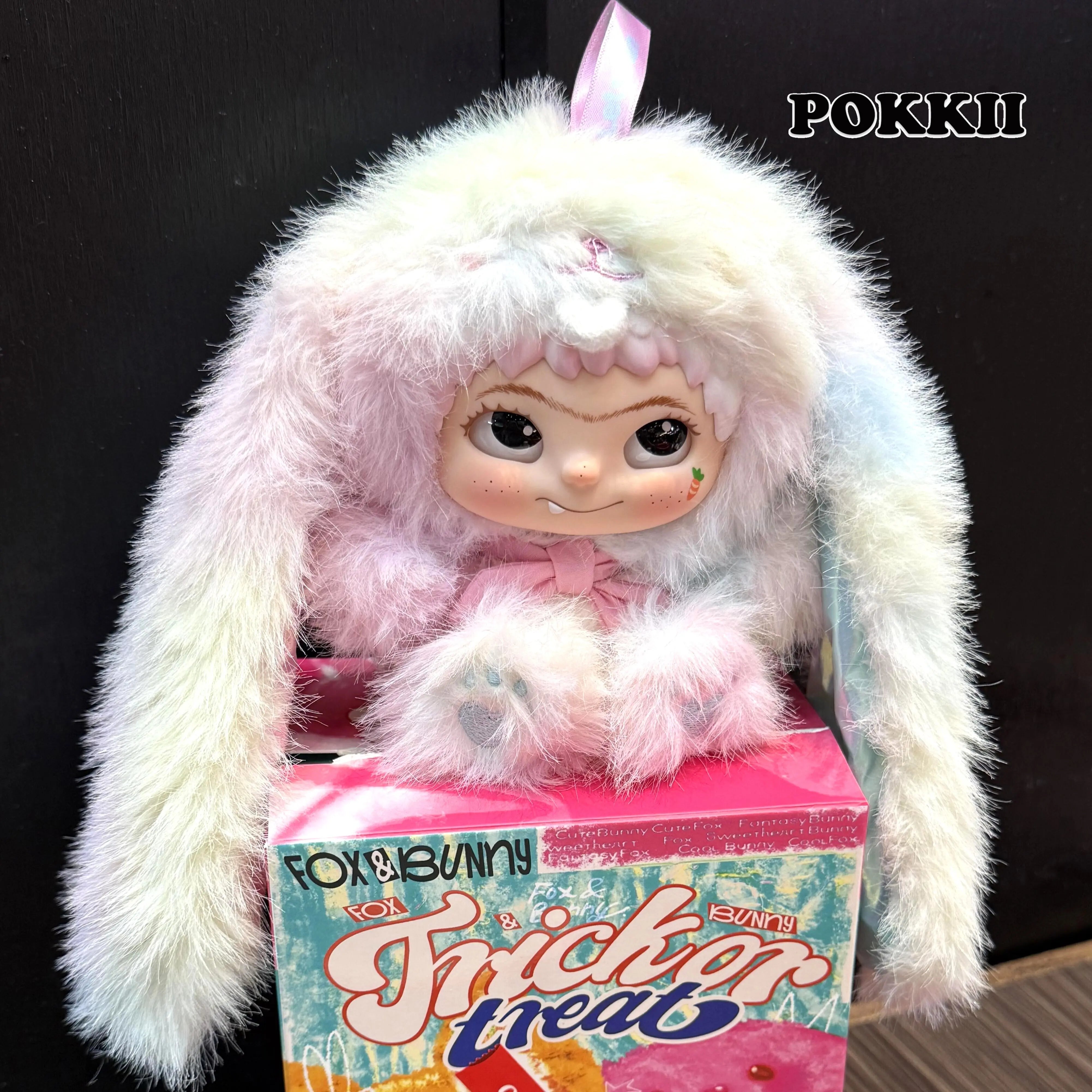Wakuku V2 "Fox & Bunny Trick or Treat" Series Plush Blind Box - POKKII