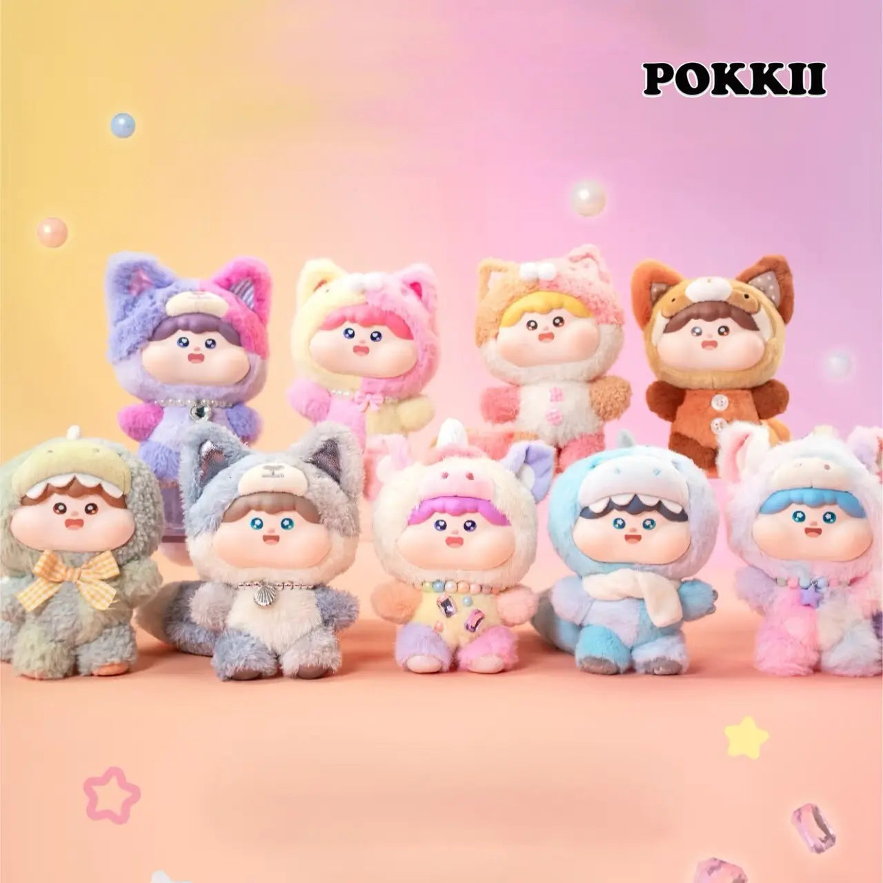 Fluffy Meatball V2 Series Plush Blind Box - POKKII