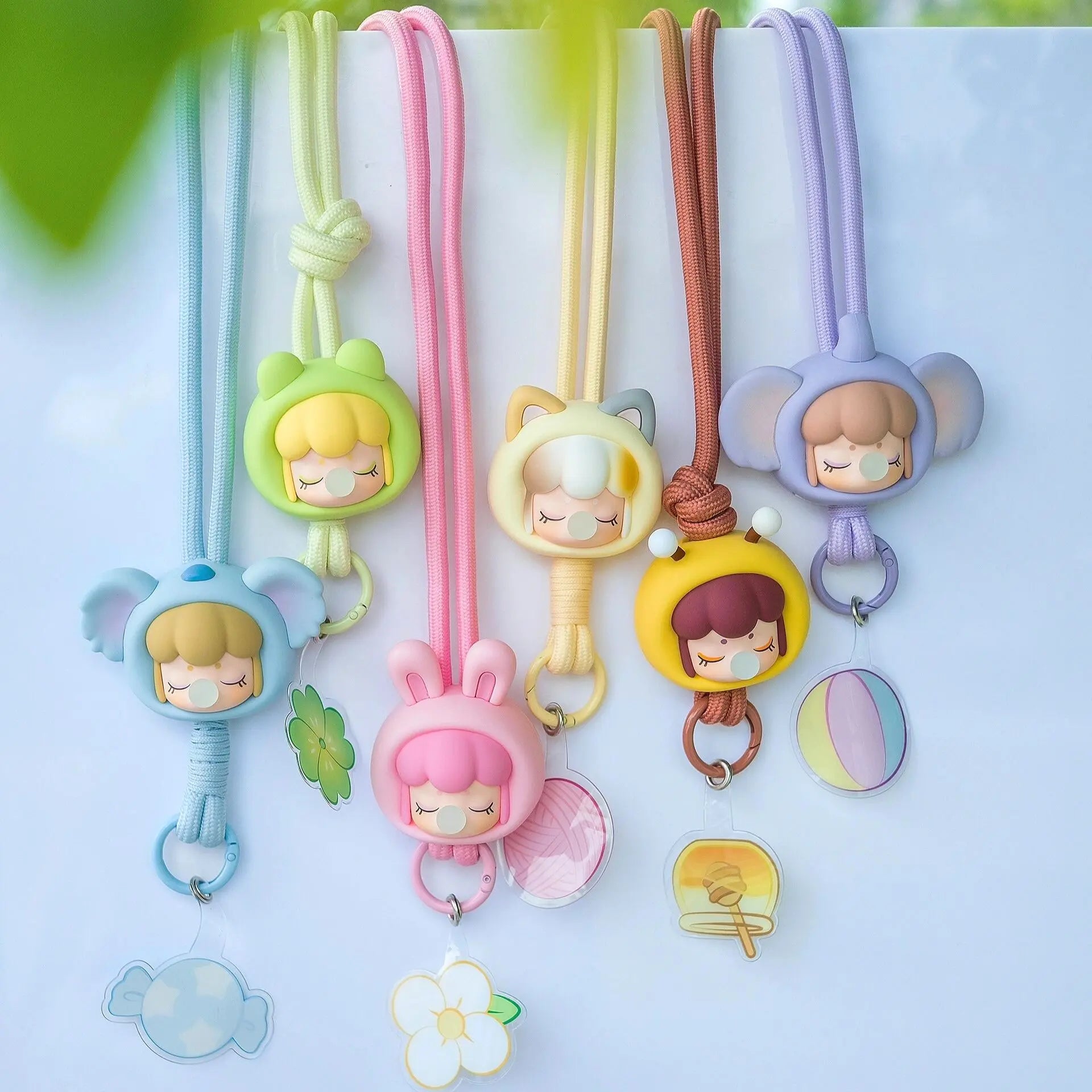 BabyNanci "Fluffy Party" Series Silicone Phone Strap Blind Box
