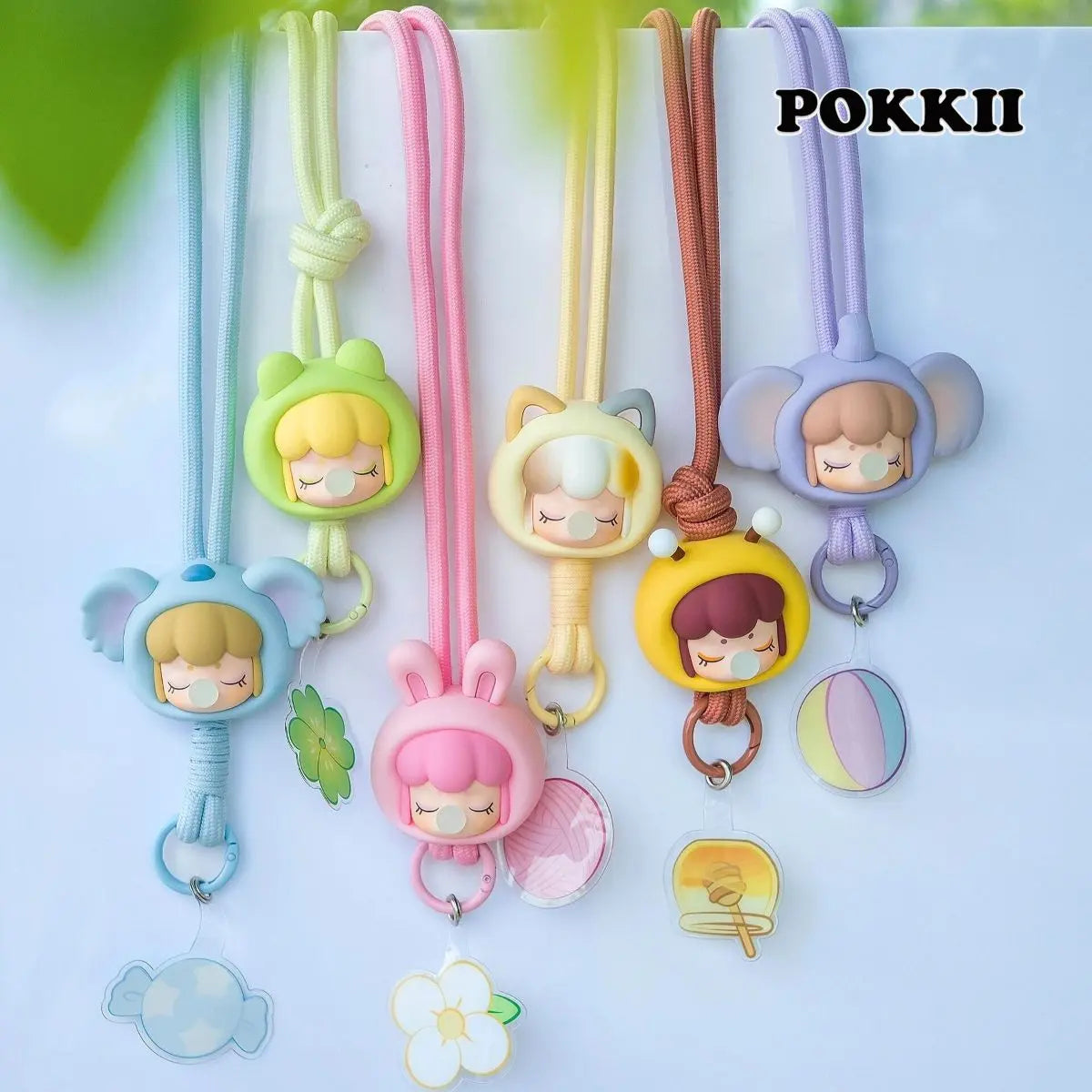 BabyNanci "Fluffy Party" Series Silicone Phone Strap Blind Box - POKKII