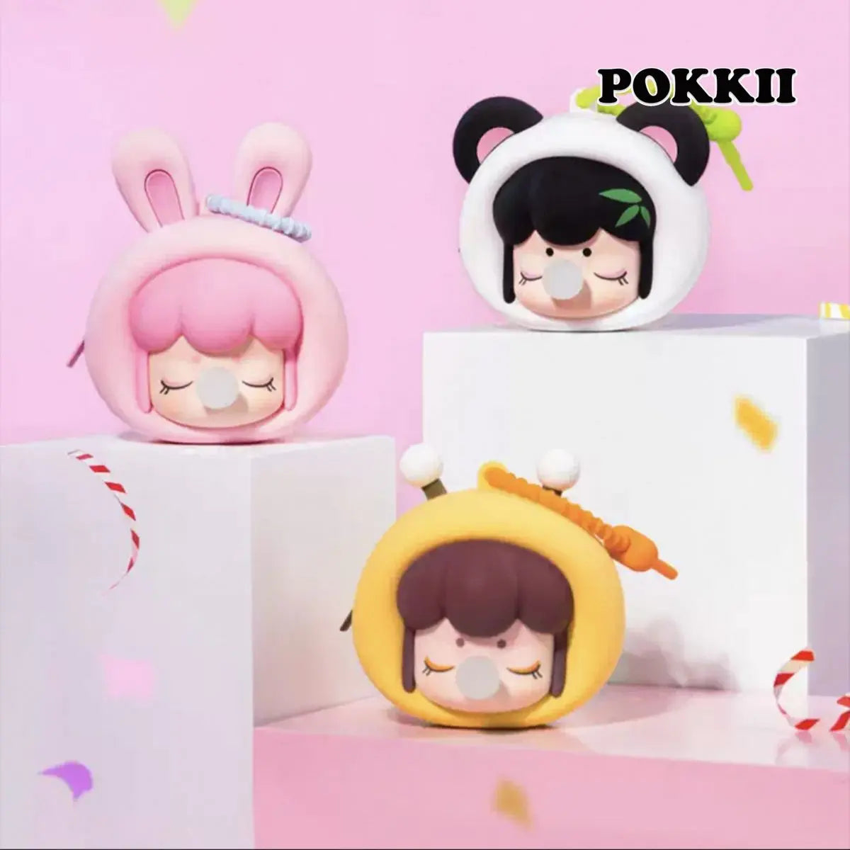 BabyNanci "Fluffy Party" Series Silicone Earphone Case - POKKII