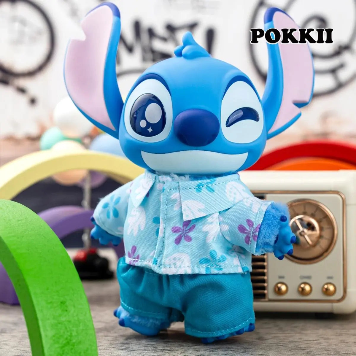 Stitch "Dress-Up Show" Series Blind Box Vinyl Plush - POKKII