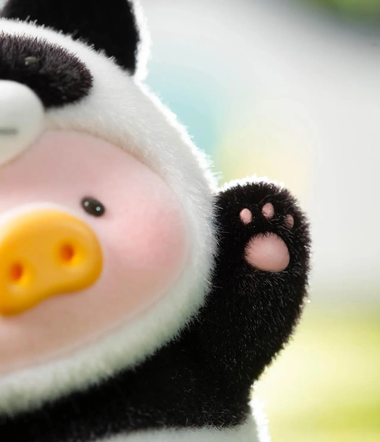 Lulu The Piggy "Panda" Figure Hanger Card