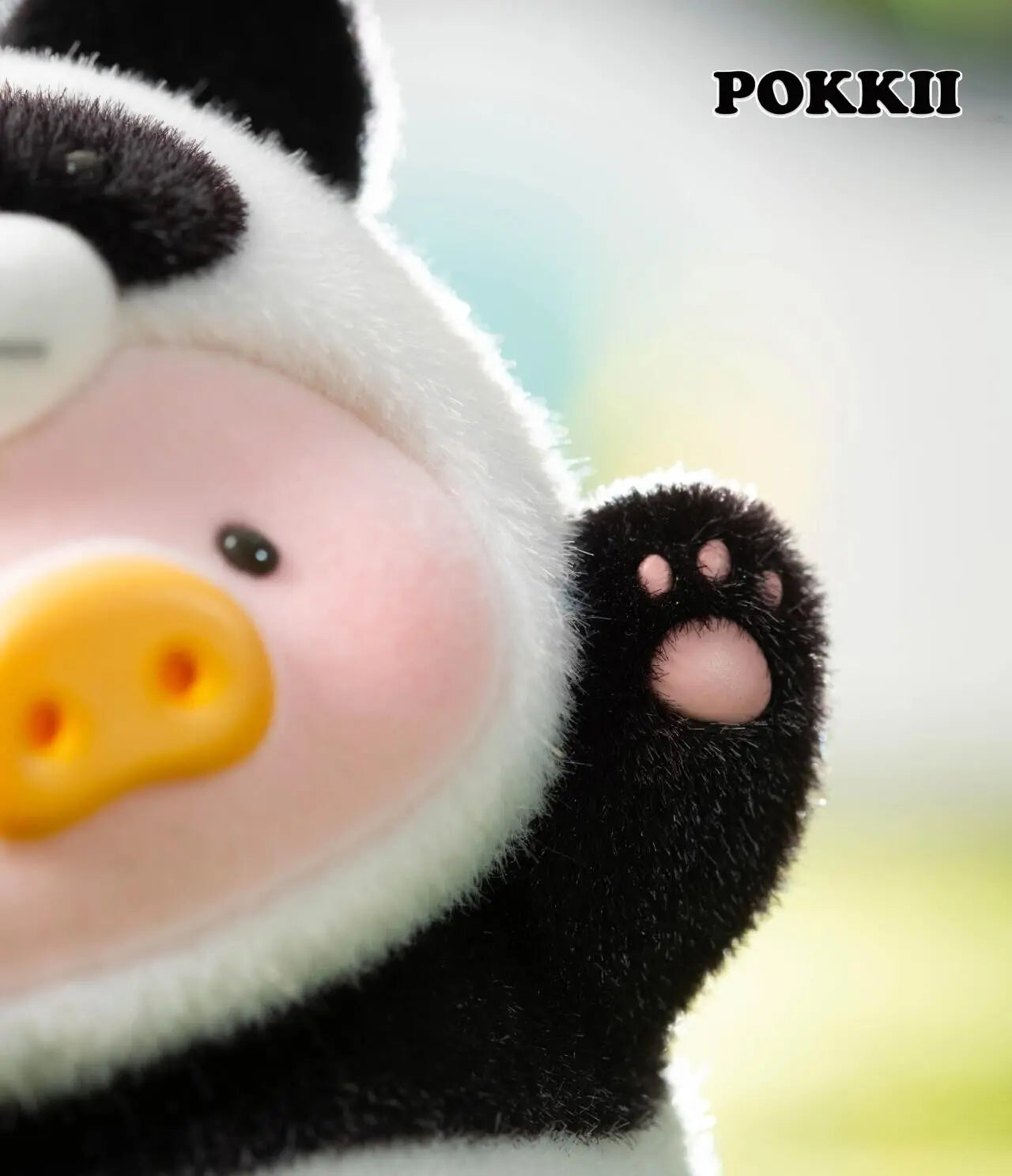 Lulu The Piggy "Panda" Figure Hanger Card - POKKII