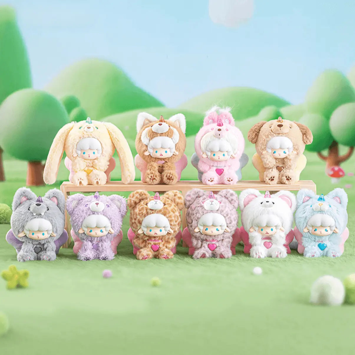 Gyun "Big-Tailed Critter Crew" Series Blind Box Plush - POKKII