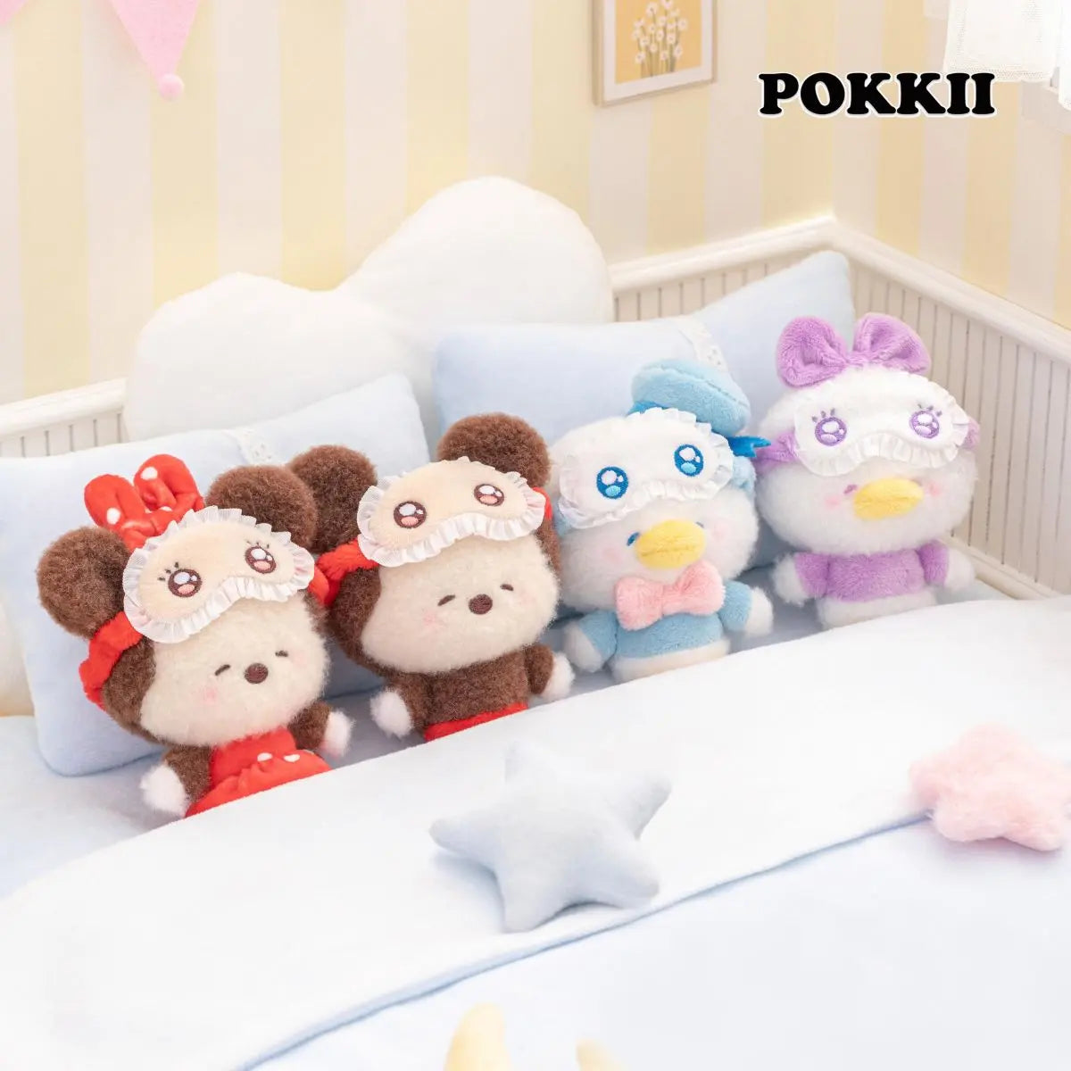 Disney "Squinting Sleepwear" Series Blind Box Plush Pendant - POKKII