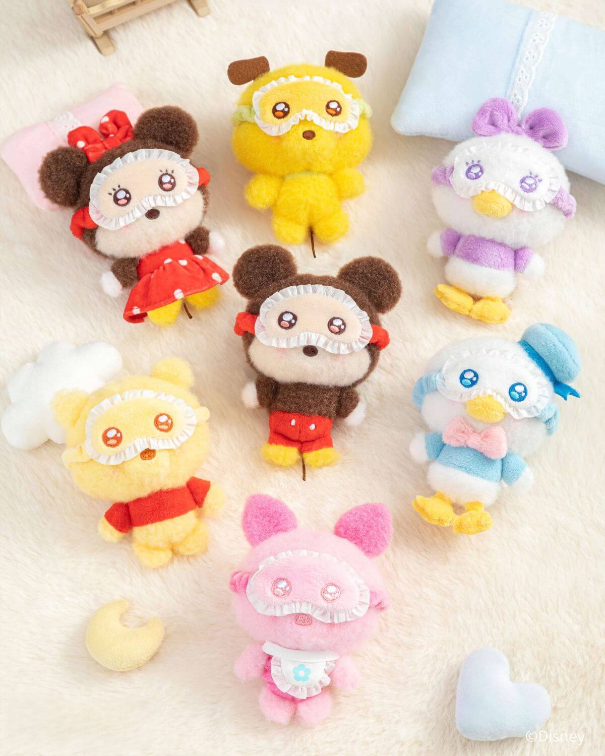 Disney "Squinting Sleepwear" Series Blind Box Plush Pendant - POKKII