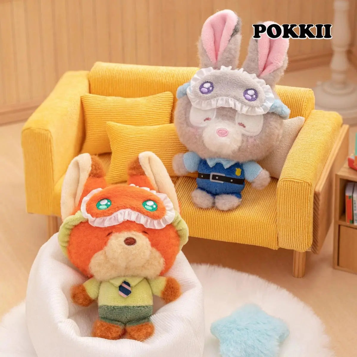 Disney "Squinting Sleepwear" Series Blind Box Plush Pendant - POKKII