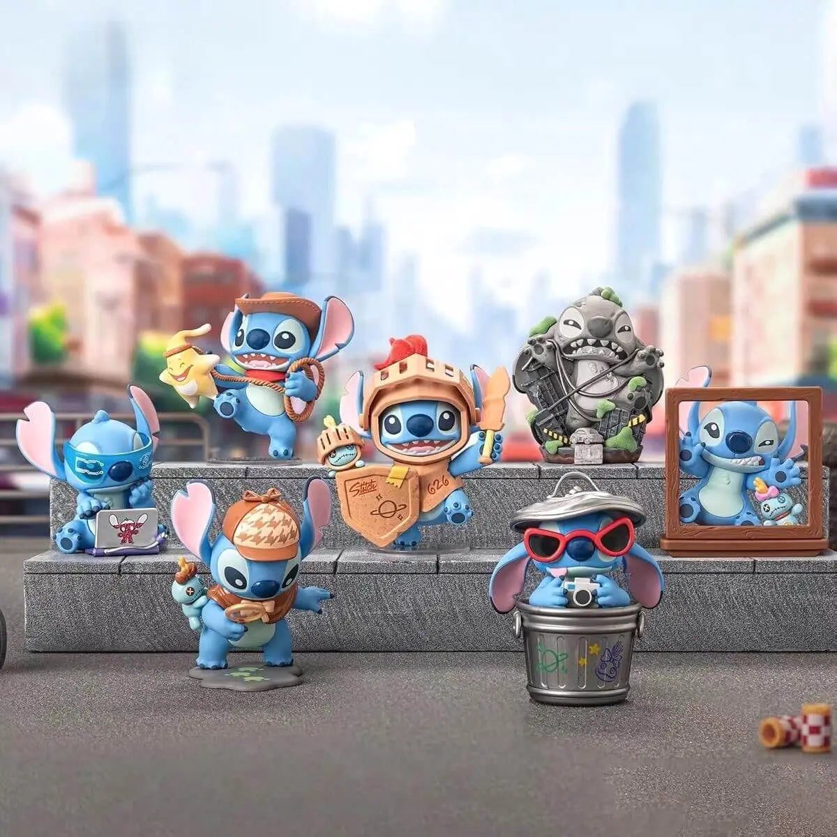 Stitch "City Adventure" Series Blind Box Figures - POKKII