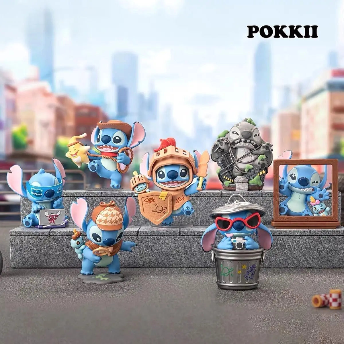 Stitch "City Adventure" Series Blind Box Figures - POKKII