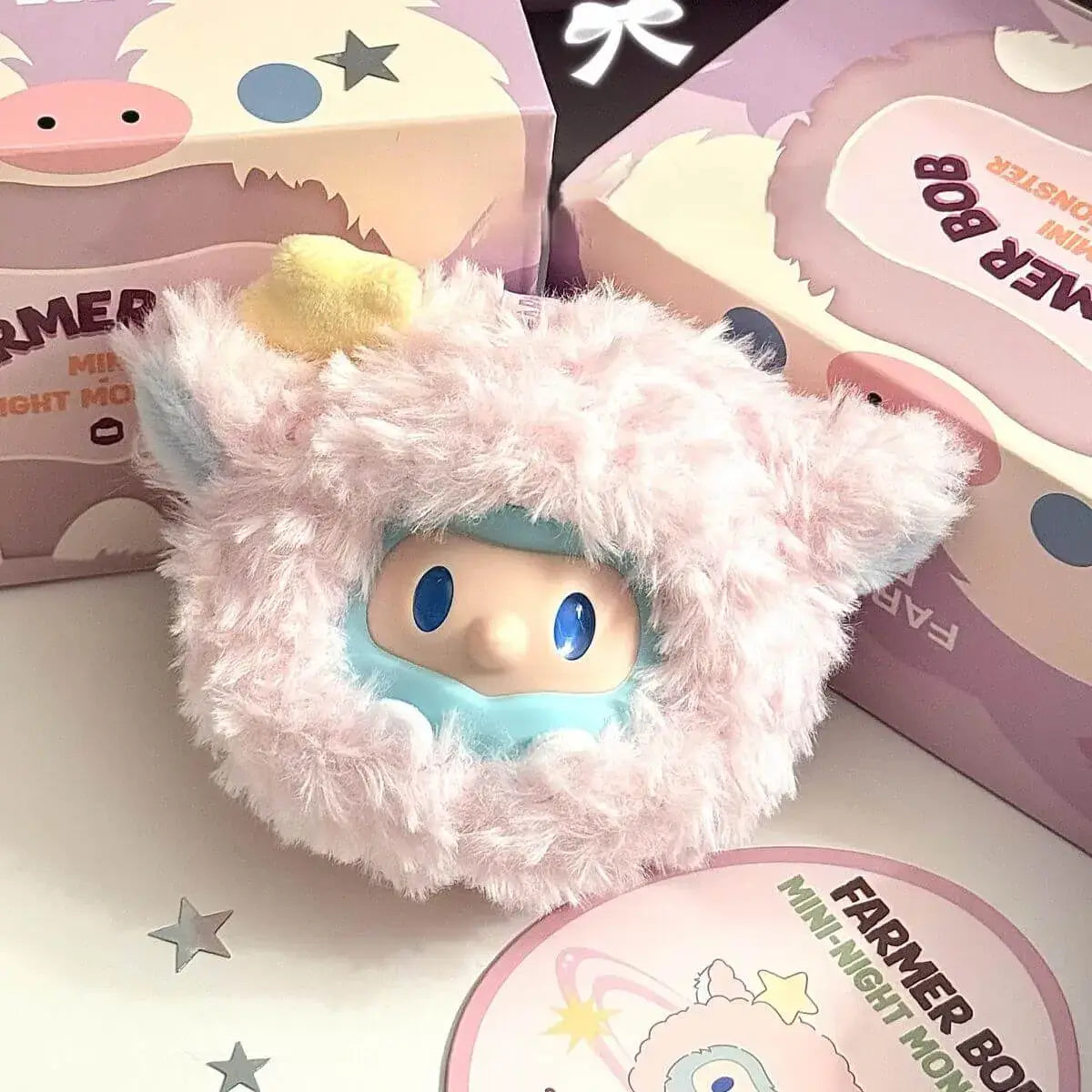 Farmer Bob "Mini-Night Monster" Series Blind Box Plush Pendant