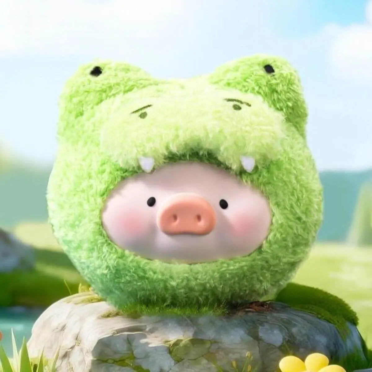Lulu The Piggy "Animal Party" Series Blind Box Plush Silicone Earphone Case