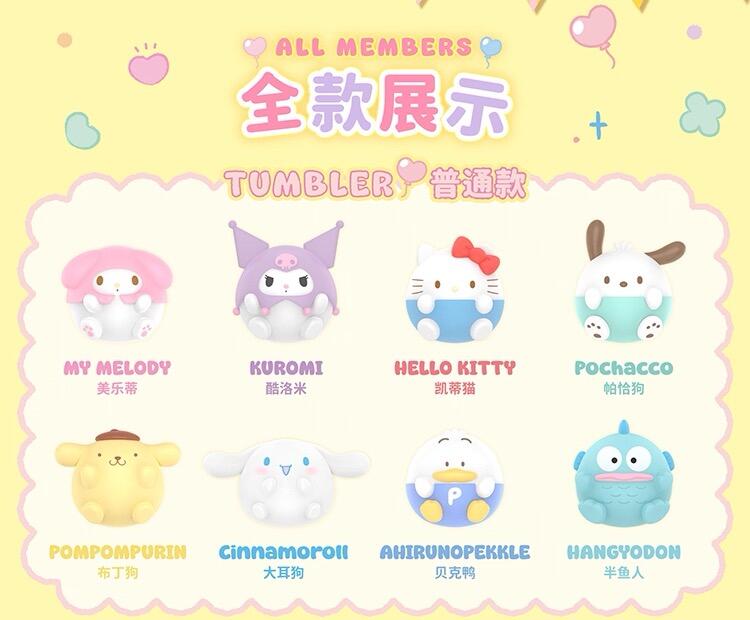 Sanrio Characters Roundy Mini Figures Surprise Bag