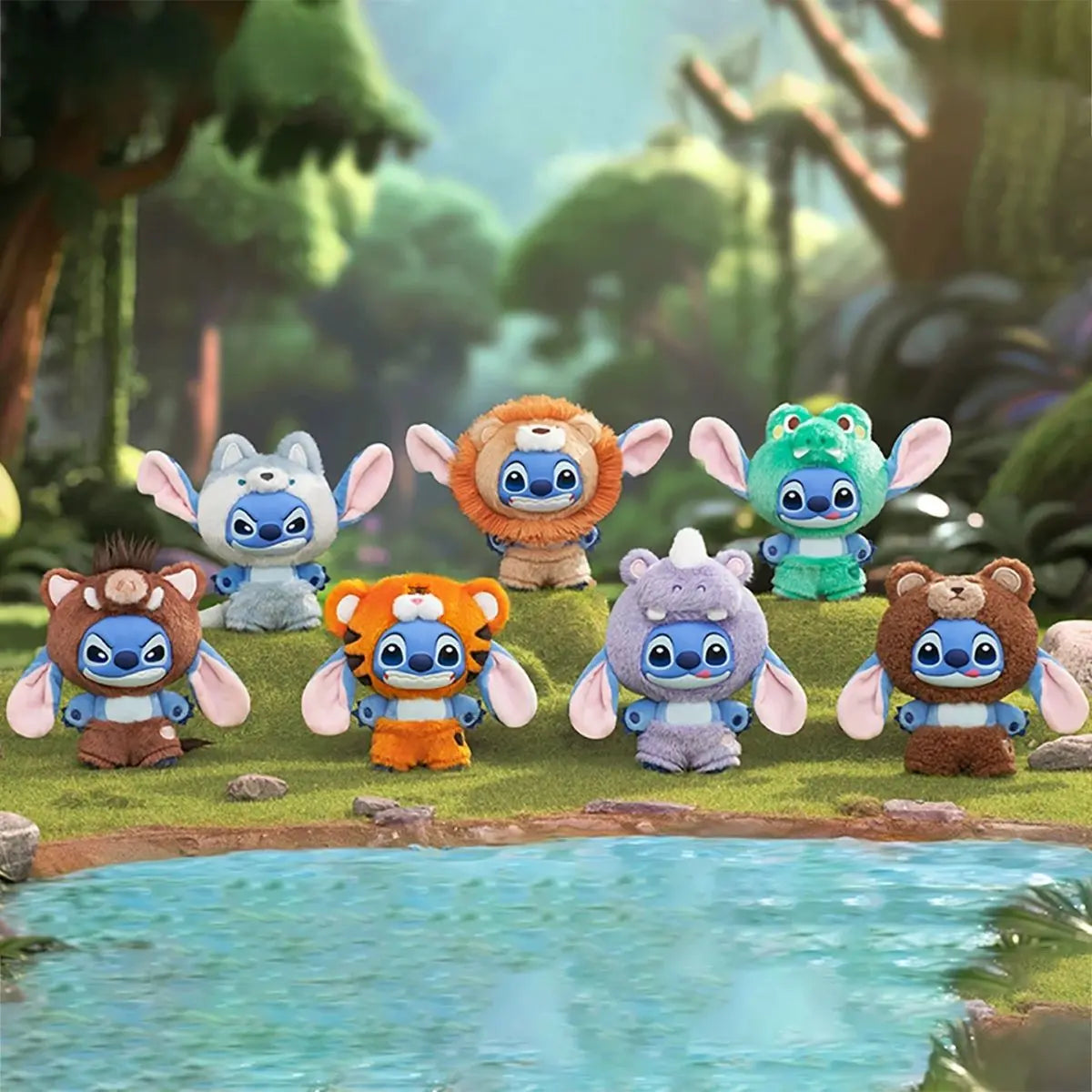 Stitch "Wild Animal" Series Blind Box Plush