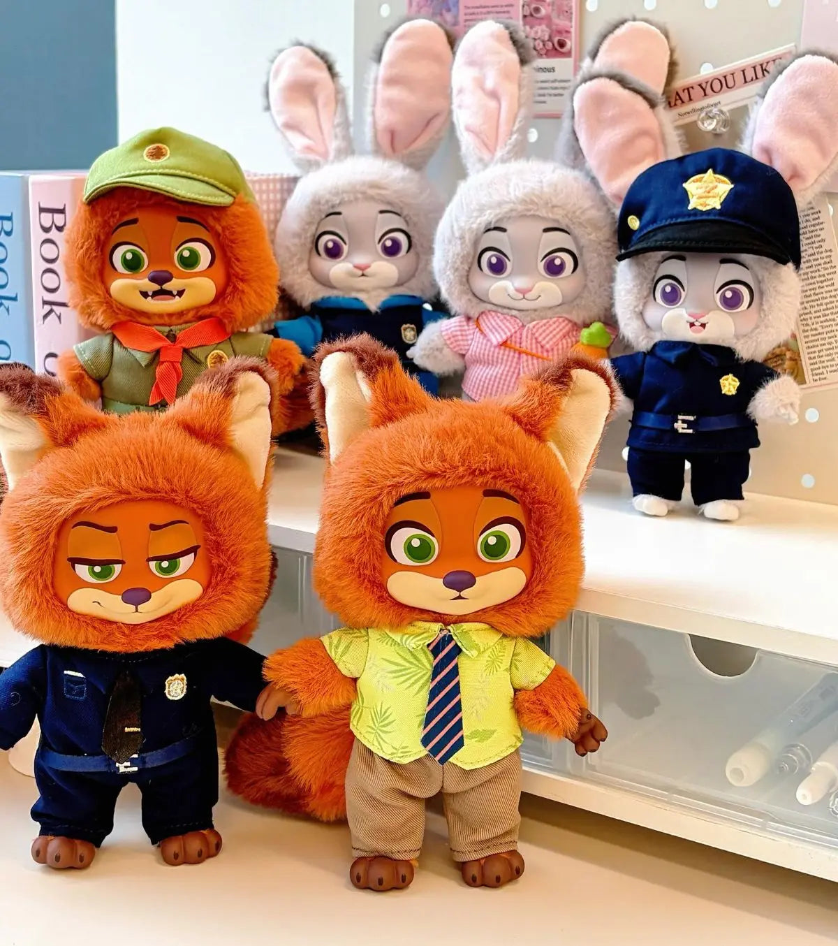 Zootopia "Nick & Judy's Growth Journey" Series Blind Box Plush