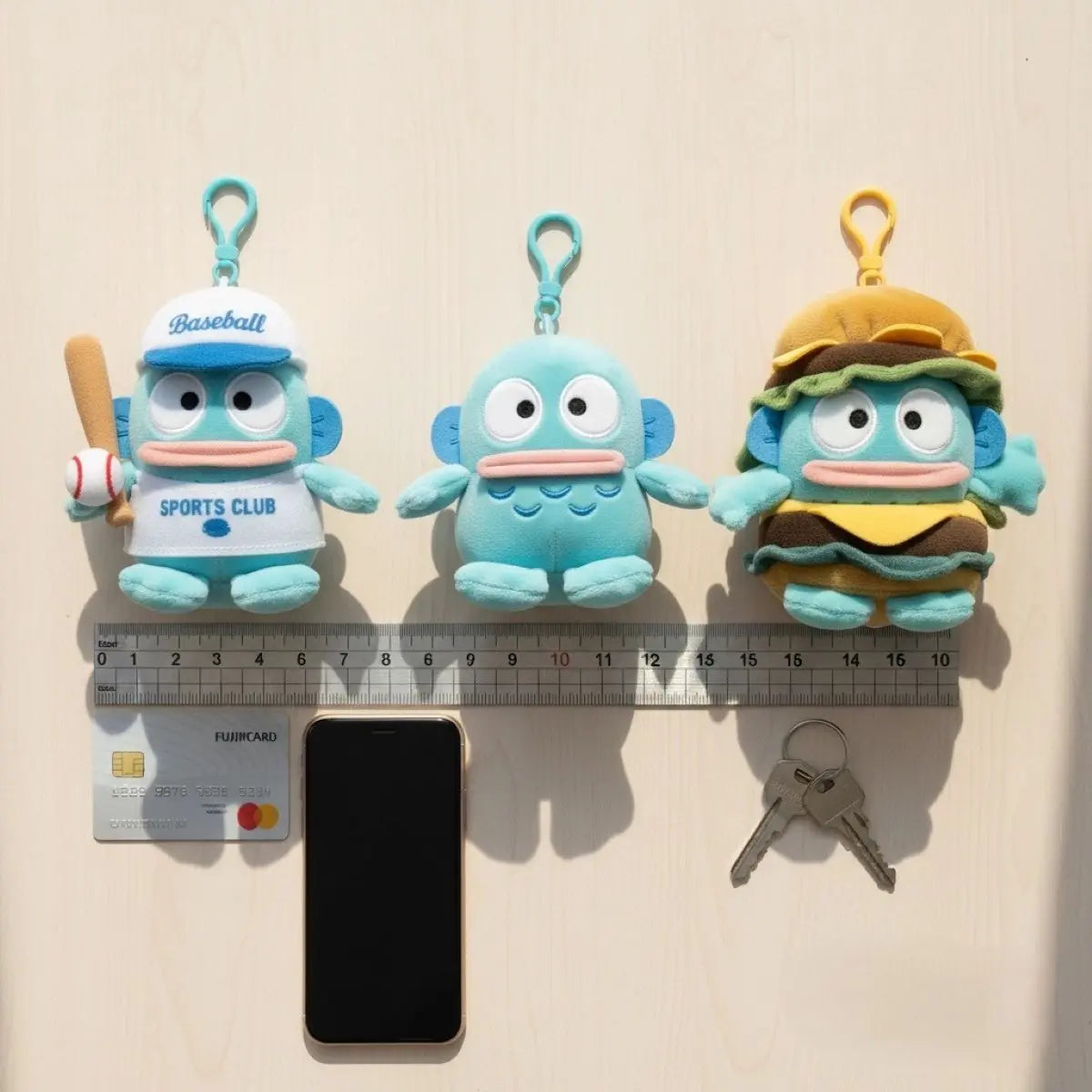 Sanrio Hangyodon Plush Doll Pendant